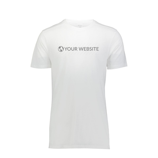 [FTSCUBWH-AS-LOGO2] Decker Men's Tri-Blend T-Shirt - Short Sleeve (Adult S, White, Logo 2)