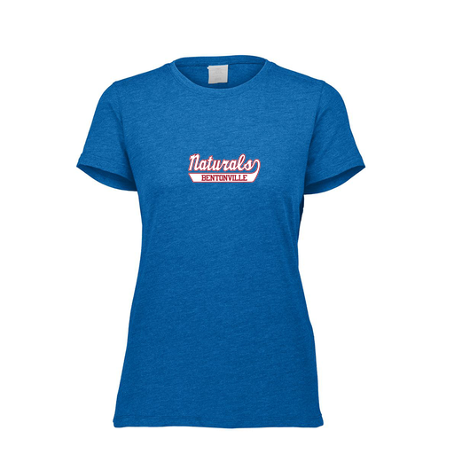 [FTSCUBRY-FAXS-LOGO1] Decker Women's Tri-Blend T-Shirt - Short Sleeve (Female Adult XS, Royal, Logo 1)