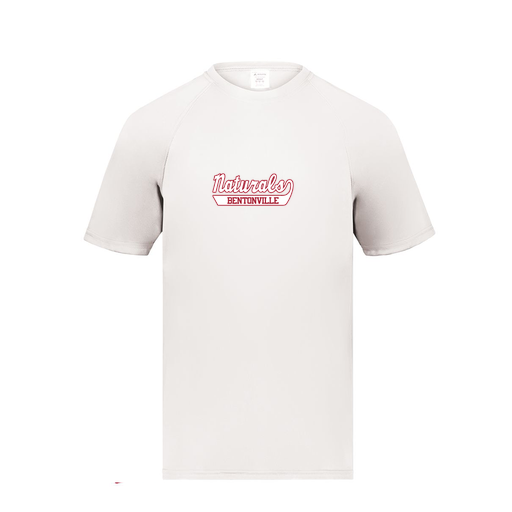 [2790.005.S-LOGO1] Men's Smooth Sport T-Shirt (Adult S, White, Logo 1)