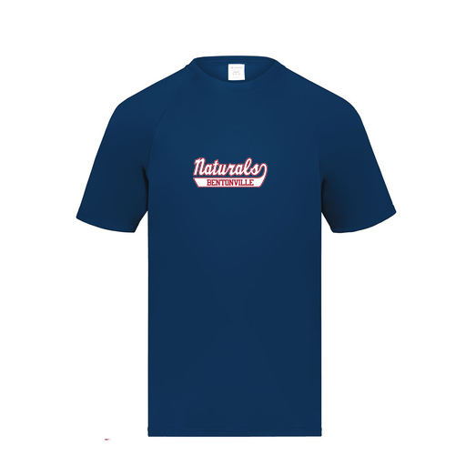 [2790.065.S-LOGO1] Men's Smooth Sport T-Shirt (Adult S, Navy, Logo 1)