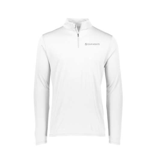 [2787.005.XS-LOGO3] Ladies Dri Fit 1/4 Zip Shirt (Female Adult XS, White, Logo 3)