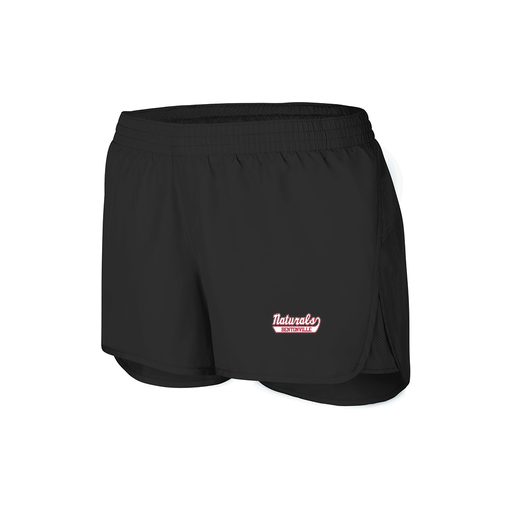 [2430.080.XS-LOGO1] Women's Performance Shorts (Female Adult XS, Black, Logo 1)