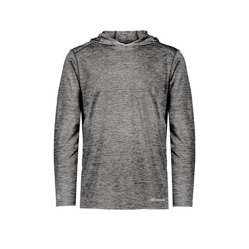 [FOLHCGBK-AS-LOGO2] Men's Charge Hoodie (Adult S, Black, Logo 2)