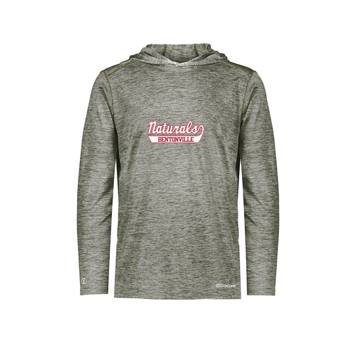 [FOLHCGGY-AS-LOGO1] Decker Men's Charge Hoodie (Adult S, Gray, Logo 1)