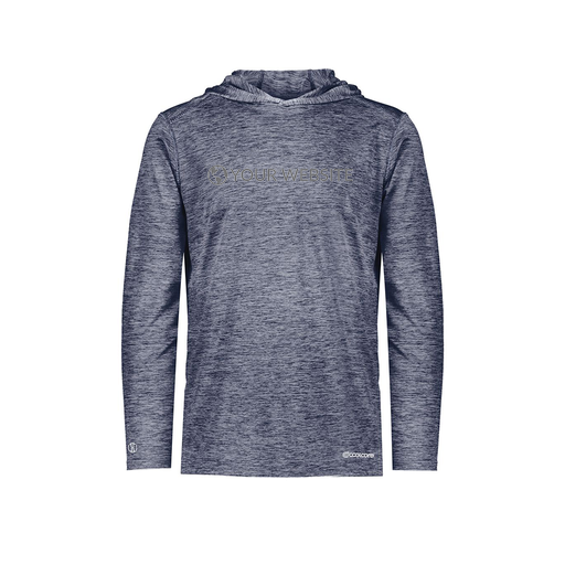 [FOLHCGNV-YS-LOGO2] Youth Charge Hoodie (Youth S, Navy, Logo 2)