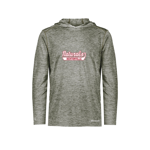[FOLHCGGY-YS-LOGO1] Decker Youth Charge Hoodie (Youth S, Gray, Logo 1)