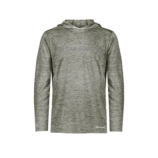 [FOLHCGGY-YS-LOGO3] Youth Charge Hoodie (Youth S, Gray, Logo 3)